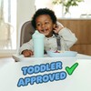 MightyMoe Toddler Dinnerware Set, 15pc Plates Bowls & Trays -