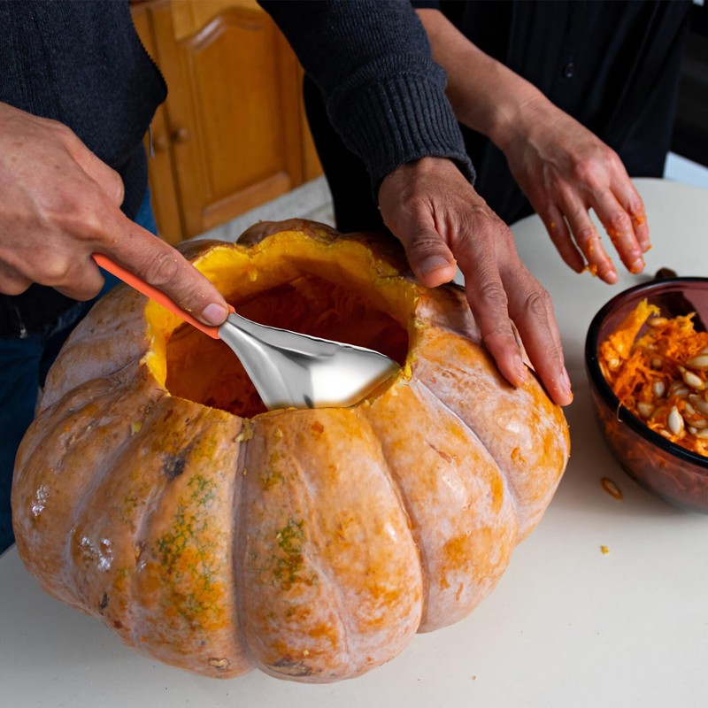 OUNONA Stainless Steel Pumpkin Corer Tool Manual Fruit Core Remover