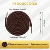 sourcing map 20pcs Drawstring Cords 51" Replacement Drawstring Hoodie String