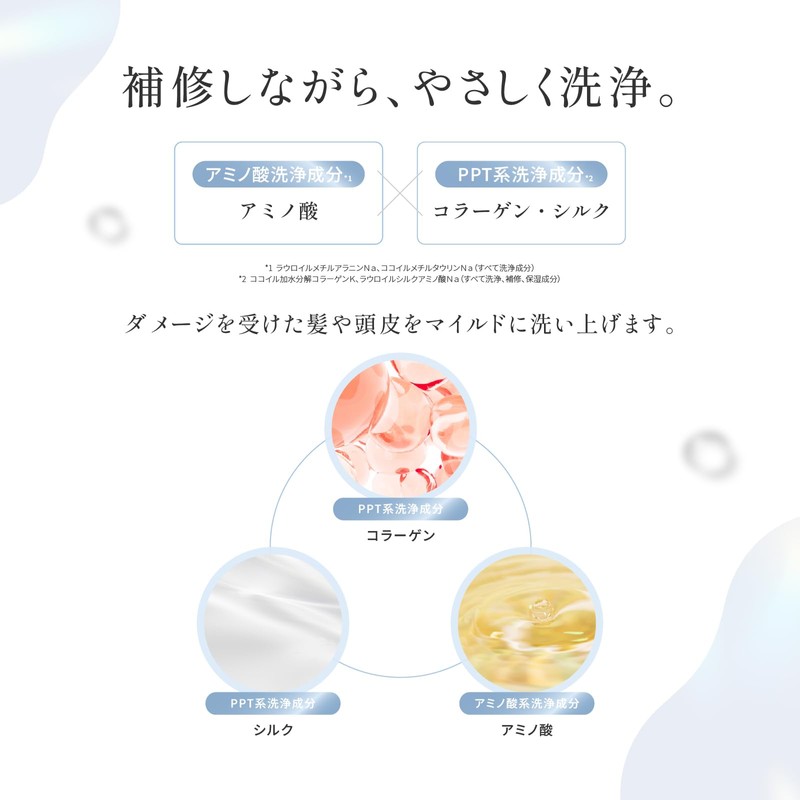 emplir Amplile Waterveil Moist Shampoo