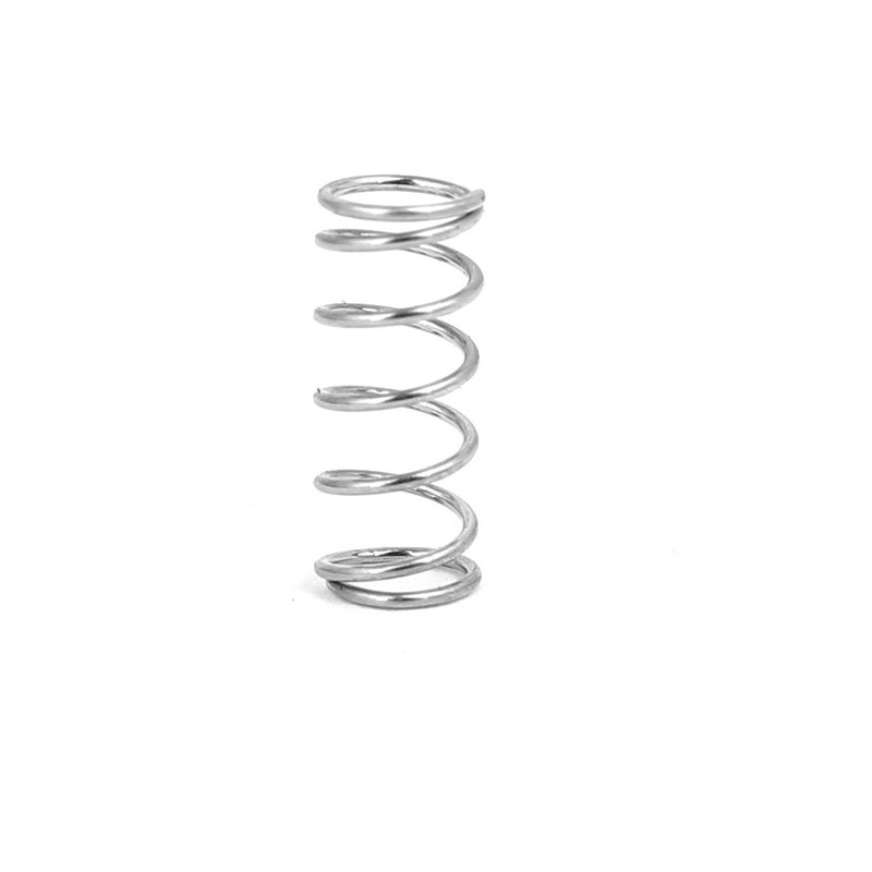 sourcingmap Compression Spring,304 Stainless Steel,4mm OD,0.4mm Wire Size,10mm Free Length,Silver