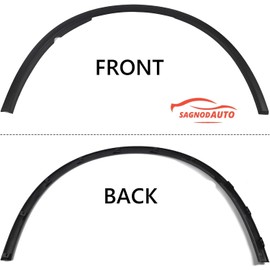 Front Wheel Arch Fender Cover Trim compatible with 2011-2018 Dodge Durango Left Driver Side