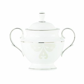 Lenox Opal Innocence Scroll Sugar Bowl, White