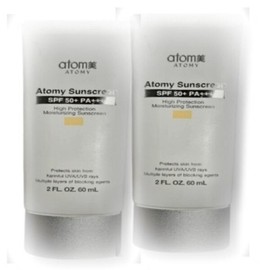 Atomy 영양친구 애터미 선크림 베이지 60ml 2개 Nutritional Friend Atomy Sunscreen Beige 60ml 2pcs