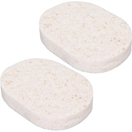 Esponjas Faciales Comprimidas - 2 Esponjas de Lavado Exfoliantes para Limpieza Facial Profunda - Almohadillas de Esponja de Spa de Belleza para Limpieza Cosmética