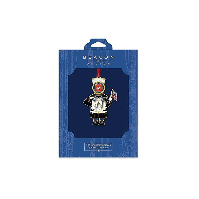 Beacon Design US Marine Corps Gnome Ornament