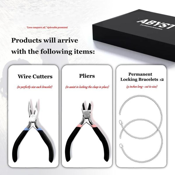 Permanent Bracelet Kit – DIY Couple Bracelet Making Kit For