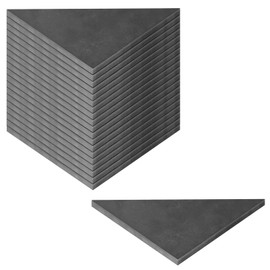 eoere 20 PCS Steel Plate Gussets 4" x 4" x 1/8" Weld On Triangle Gusset Base, 11 Gauge