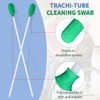 EHUCONELDEX Tracheostomy Cleaning Brushes Trache-Tube Cleaning Swab for Tracheostomy Supplies-100PCS