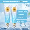 2Pack Niacinamide Whitening Toothpaste,Remove Tooth Stains,Niacinamide Intensive Toothpaste,Fresh Breath,7.06 oz