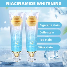 2Pack Niacinamide Whitening Toothpaste,Remove Tooth Stains,Niacinamide Intensive Toothpaste,Fresh Breath,7.06 oz (2)
