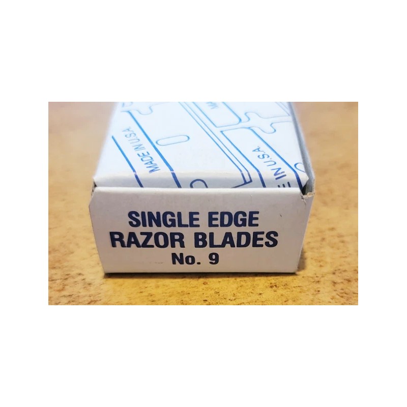 Razor No 9 Professional Single Edge Razor Blades USA ,