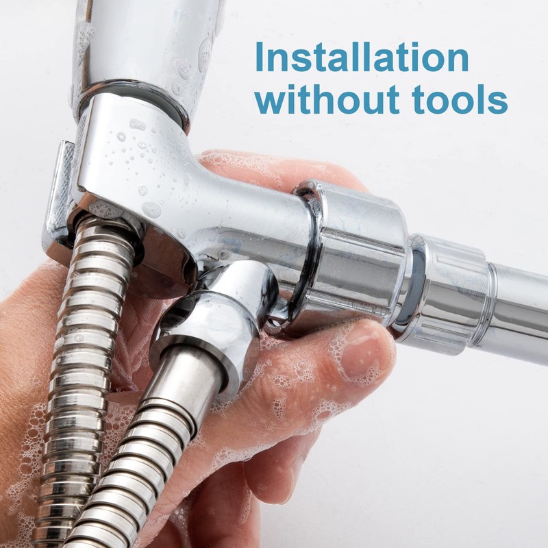 OFFO Shower Head Holder for Handheld Shower Head, Adjustable Shower