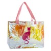 TotePrint Laser Cat Printing PVC Shopping Bag With Woven Handle