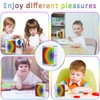1Pcs Pin Art, Rainbow Pin Art, Rainbow Plastic Pin Art