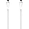 Hama Antenna Cable for Coax Plug to Coax Fem 20.0