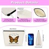 Gfhzdmf Butterfly Makeup Bag For Women Butterfly Lover Gifts for