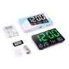 Ankilo 11.5 Inch Digital Wall Clock with Remote Control, LED