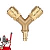 2-Way Compressed Air Distributor with Copper Couplings, Compressed Air Accessories,