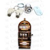 Bally 6000 Slot Machine Replacement Lock and Key Kit