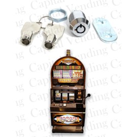 Bally 6000 Slot Machine Replacement Lock and Key Kit
