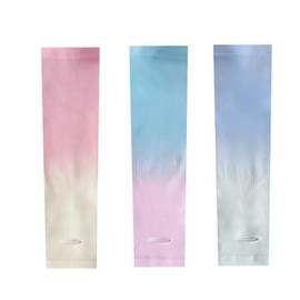 3Pcs Gradient Colors Compression Sleeves,UV Sun Protection Cooling Arm Sleeves
