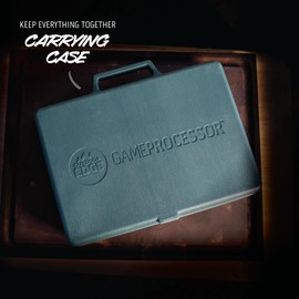 Outdoor Edge Game Processor, PR-1, Complete 12-Piece Hunting Knife Kit for Processing Big Game, Full Tang 420J2 Stainless Razor Sharp Blades, TPR Non-Slip Handles, Sturdy Hide-Side Storage Case