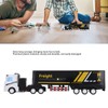 Container Truck Toy High Simulation Extended Carriage Container Trailer Model