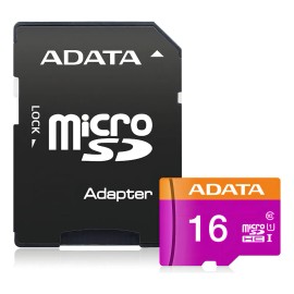 Tarjeta de memoria Adata AUSDH16GUICL10-RA1 Premier con adaptador SD 16GB