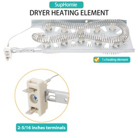 Dryer Heating Element Fit for Maytag MED7230HW2 MED7230HW1 MED7230HW0 MED9800TQ0 MED9700SQ0 MED9600SQ0 MED7230HC1 MED7230HC2 MED8630HC1 MED8200FW2 MED8200FC2 MED8630HW0 MED8630HW2
