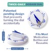 Twistwise™ Twice Daily Pill Reminder Dosage Dial - 3 Pack