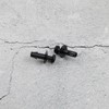 eMagTech 2pcs Black Plastic Trim Panel Shelf Fastener Car Rear