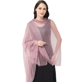RYYOYY Buttery-soft Cashmere Wrap Lightweight Scarf Shawl Travel Stole for Wayfarer Extra Large 75"x35" (Shiruko)