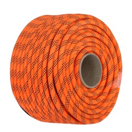Lucky Monet 5/8 Inch x 100 Feet Arborist Bull Rope - High Strength 8200 Lb Breaking Strength Double Braid Rope Tree Felling Rope Outdoor Polyester Rope for Hiking Camping, Orange
