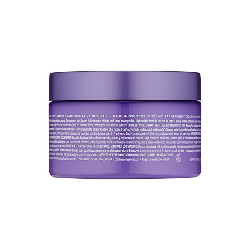 Obliphica Professional Seaberry Medium to Coarse Mask, 8.5 oz.