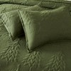WDCOZY Olive Green Christmas Queen Size Quilt Bedding Sets with