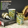 Vintage Ceramic Foaming Soap Dispenser for Bathroom & Kitchen Refillable
