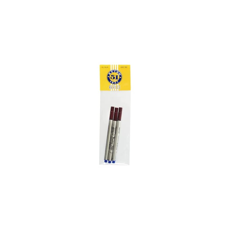 Retro 1951 Retro51 Tornado Roller Ball Ink Refills - Blue