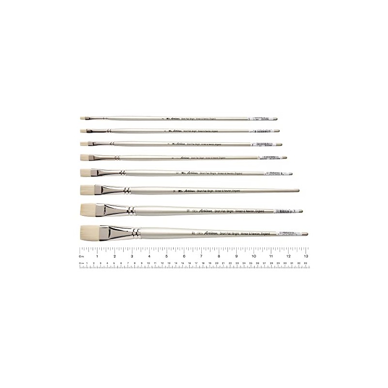 Windsor & Newton Artisan Long Handled Short Flat Size 12