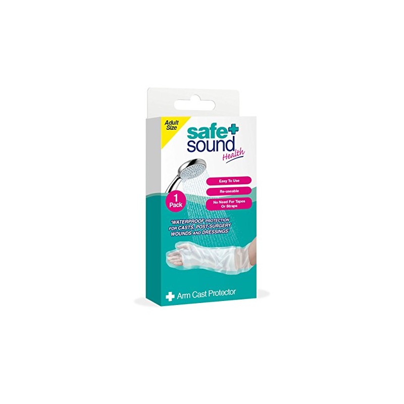 Safe and Sound Arm Cast Protector, Reusable Waterproof Protector for