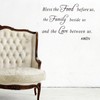 HOMSFOU Family God Home Decor Blessing Amen Quote Wall Decal