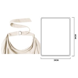 VorsiPro Nursing Cape, Nursing Cover, Nursing Care, Mama Cover, Nursing Scarf, Nursing Strap, Nursing Stall, Nursing Clothes, 360° Safe, Adjustable, Breathable, Multi-functional, Convenient for Going