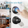 Fingerprint Keyless Entry Door Lock,Smart Deadbolt Lock with App Countrol,Biometric