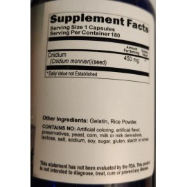 Cnidium Monnieri 450mg 180 Cápsulas por Vitaminas Porque -She Chuang Zi