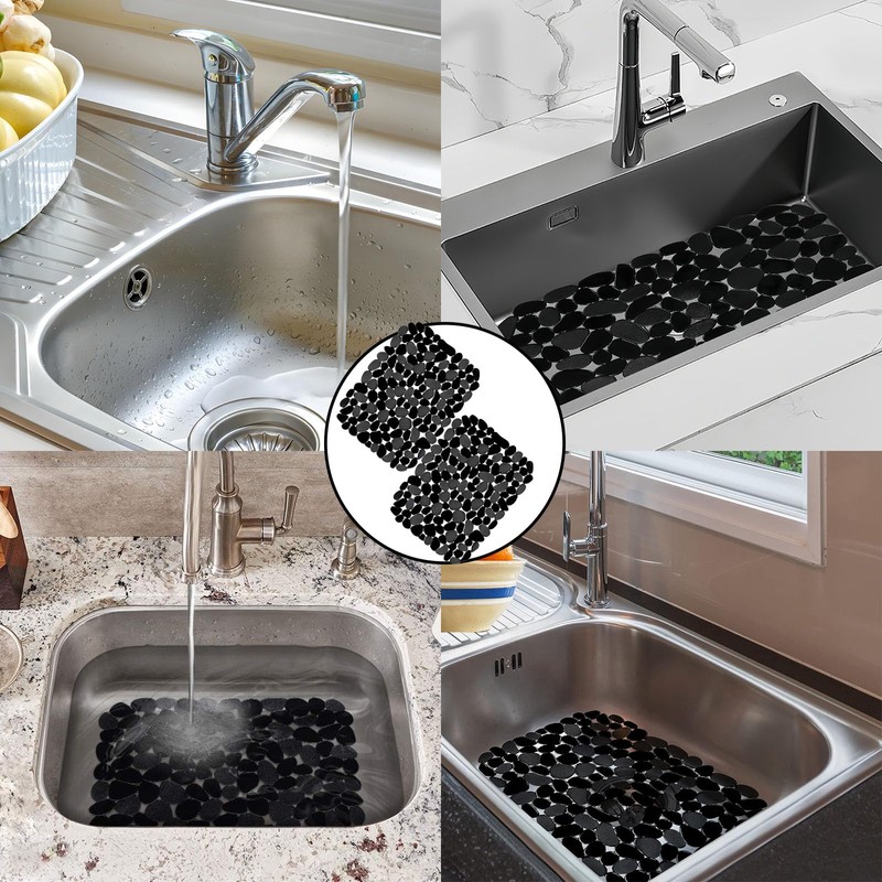 ClcIosis Pack of 2 sink inserts, sink mat, sink mat