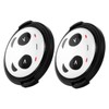 LALAFINA 2pcs Center Pinch Lens Cap Cover with Adorable Panda
