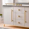 Bwintech Pack of 12 150 mm Gold Anodised Knurled Cabinet