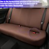 BESULEN Car Back Seat Cover, Dustproof Elastic Cloth Vehicle Rear