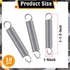 10 Pcs SP 9600 Extension Spring 1/4 Inch x 1-1/2