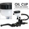 DgNeLai Universal Motorcycle Brake Clutch Pump Lever with Hydraulic Master